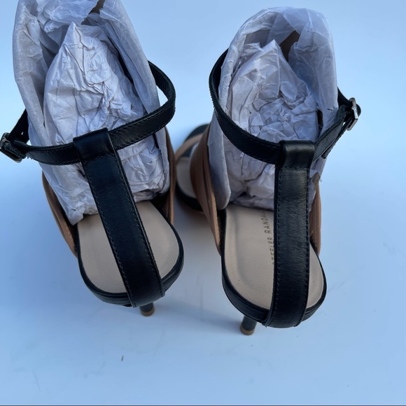 Loeffler Randall Black & Tan Leather Ankle… - Picture 8 of 13